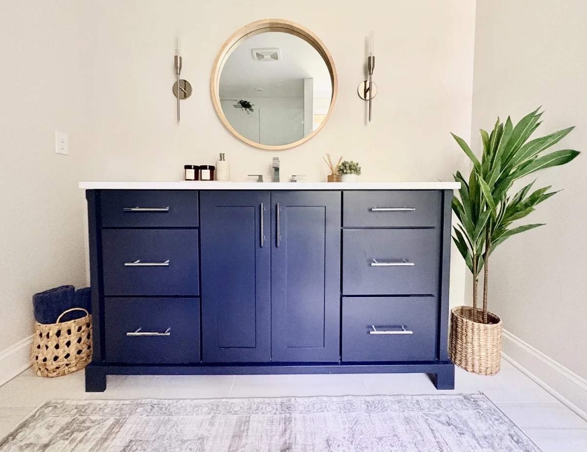 Full-home design — powder room